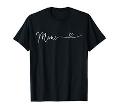 PRICES MAY VARY. This Mimi design with the beautiful heart makes the perfect gift for any grandma women for a birthday, Christmas, Xmas, mother's day, anniversary, pregnancy announcement or baby reveal. This design also makes an awesome present for grandparents day or just as an I Love You Nana gift from family, grandkids, grandchildren, grandson or granddaughter. Great for a new grandma promoted to Mimi who loves shirts, tshirts, tees, and clothing. Lightweight, Classic fit, Double-needle sleev Mothers Day Meme, Love You Meme, Present For Grandparents, Christmas Gifts For Grandma, Loving Heart, Video Game T Shirts, Grandma Birthday, New Grandma, Gamer T Shirt