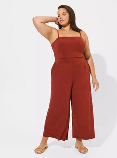 Studio Knit Tube Top Wide Leg JumpsuitStudio Knit Tube Top Wide Leg Jumpsuit, FIRED BRICK Black Beachwear, Knit Tube Top, Kimono Shrug, Top Neckline, Card Meanings, Studio Knit, Straps Jumpsuit, Sheer Shorts, Sweaters And Jeans