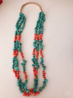 *Brand new *Handmade *Multi strands turquoise and coral necklace *Gemstone: turquoise and coral nuggets * Necklaces length 30 inches included extensions *Jewelry ship in gift box *Cabochon may vary color *Free shipping in USA *Ship out within 48 hours Thank You For Looking ,And Check Out More Items In My Etsy Shop For More Great Deals, Also We Add More Jewelry To Etsy Shop Https://www.etsy.come/shop/abq925 Multi-strand Turquoise Gemstone Beads Necklace For Jewelry Making, Double Strand Turquoise Gemstone Beads Necklace Gift, Multi-strand Turquoise Necklace For Jewelry Making, Handmade Multi-strand Turquoise Necklace, Double Strand Turquoise Necklace With Gemstone Beads As Gift, Handmade Spiritual Multi-strand Turquoise Necklace, Spiritual Multi-strand Turquoise Necklace Gift, Turquoise Multi-strand Hand-strung Necklaces, Turquoise Multi-strand Gemstone Necklaces