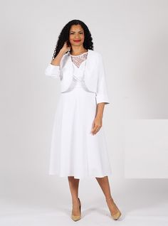 Diana 8695 2 piece Jacket Dress Colors: Pink, White Sizes: 8, 10, 12, 14, 16, 18, 20, 22, 24 White Fitted Dress With Notch Lapel, White Notch Lapel Fitted Dress, Elegant White Jacket Dress For Spring, White Elegant Jacket Dress For Spring, White Jacket Dress For Spring Formal, Elegant White Sets For Fall, Spring Wedding Tailored Dress, Tailored Wedding Dresses For Spring, White Fall Wedding Suits