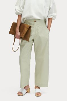 Tobin Pant-PANTS-Rachel Comey Summer Tailoring, Dusty Sage, I Feel Pretty, Rachel Comey, Black Pants, Scrubs, Made In Usa, Pants, How To Wear