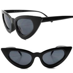 Description: These Cat Eye Sunglasses Are Perfect For A Classic Retro Sophisticated Look That Is Popular Among All Ages Of Women. These Glasses Are Not Only Fashionable And Trendy, But Also Very Stylish And High Quality. These Are Designed For Superior Uv Protection, Featuring Uv400 Technology, Blocking Uva And Uvb Sun-Rays That Are Harmful To Your Eyes. Measurements: Lens Width: 48mm Bridge Width: 18mm Temple Length: 140mm 50s 60s Fashion, Animal Sunglasses, Lenses Eye, Retro Cats, Eyeglass Holder, Big Fashion, Retro Sunglasses, 60s Fashion, Black Sunglasses