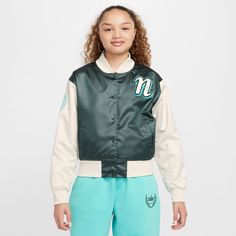 Star Jacket, Boys And Girls Club, Rain Or Shine, Girls Club, Grade School, Sporty Look, So Cool, Girls Jacket, New Nike