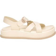 Chaco Townes Midform Sandal - Women's - Footwear Flat Synthetic T-strap Sandals With Adjustable Strap, Summer Synthetic Strap Footbed Sandals, Flat Beach Sandals With Tang Buckle, Modern Beige Sandals With Buckle Closure, Beige Open Toe Sandals With Tang Buckle, Flat Tang Buckle Sandals For The Beach, Synthetic Open Toe Sandals With Tang Buckle, Flat Sandals With Tang Buckle For Beach, Spring Beach Sandals With Tang Buckle