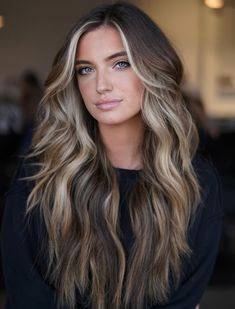 Long Brunette Shag, Blonde Face Frame, Brunette Shag, Face Frame Highlights, Hair Adviser, Face Shape Hairstyles, Face Frame, Long Brunette, Dark Hair With Highlights