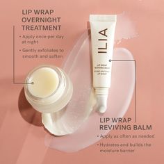 Lip Wrap Reviving Balm This Product Is: an everyday, barrier-building balm that hydrates lips instantly and over time Good For: all skin types, especially dry Why We Love It: Ilia Lip Wrap Reviving Balm quenches lips on first glide, wrapping them in a hug of hydration that lasts. Lips instantly look smoother and more plump with a soft sheen. With every wear, the skincare-powered formula replenishes your skin’s moisture barrier—helping lips stay hydrated over time. Ilia Beauty, Prickly Pear Oil, Winter Lips, Jasmine Oil, Lip Conditioner, Soften Lips, Hydrating Lip Balm, Lip Exfoliator, Gloss À Lèvres