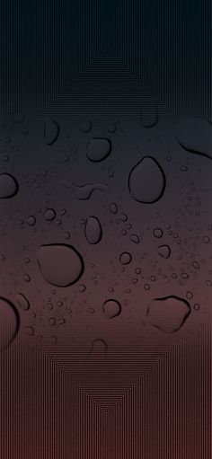 drops of water on a black and red background with an orange stripe in the bottom right corner