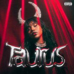 the album cover for taurus, which features an image of a woman with horns on her head