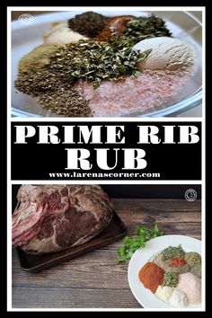 the prime rib rub recipe is ready to be eaten