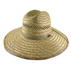 KYLE is a classic straw hat designed with unbeatable function in mind. Featuring a rush straw construction, adjustable chin cord, 5-inch brim and U.V. sun protection, it's the perfect companion for beach days. With an elastic fit and vented crown, KYLE keeps its shape and provides maximum breathability in the Lifeguard Collection. Adjustable Coastal Straw Hat Made Of Toquilla, Adjustable Sun Hat For Vacation, Adjustable Straw Hat With Uv Protection For Outdoor, Casual Panama Hat For Beach With Adjustable Fit, Casual Adjustable Panama Hat For Vacation, Adjustable Fit Straw Hat For Vacation In Spring, Adjustable Fit Straw Hat For Spring Vacation, Adjustable Brimmed Sun Hat For Vacation, Summer Straw Hat With Upf 50+ And Adjustable Fit