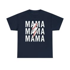 Baseball Mama Mom Mothers Day Shirt The unisex heavy cotton tee is the basic staple of any wardrobe. It is the foundation upon which casual fashion grows. All it needs is a personalized design to elevate things to profitability. The specially spun fibers provide a smooth surface for premium printing vividity and sharpness. No side seams mean there are no itchy interruptions under the arms. The shoulders have tape for improved durability. .: 100% cotton (fiber content may vary for different color Baseball Gear, Baseball Mama, Mothers Day Shirts, Baseball Shirts, Baseball Tshirts, Cotton Fiber, Heavy Cotton, Cotton Tee, Mothers Day