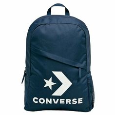 Men's Shoes Women's Shoes Men's Clothing Women's Clothing Sporting Goods Converse Speed Backpack Blue Adjustable Straps 100% Polyester School Rucksack Manufacturer: Converse / Product code: 10008091 A02 Converse Speed Backpack Classic and versatile, this urban-chic backpack feature simple yet very functional construction with zippered main chamber plus a front zip pocket for often-used items. It's built with durable polyester. Zip main compartment with built-in organiser and laptop compartment ( Casual Blue Softback Backpack, Navy Casual Backpack With Adjustable Strap, Casual Navy Backpack For Daily Use, Casual Navy Backpack Bag, Casual Navy School Backpack, Casual Navy Standard Backpack, Navy Rectangular Casual Backpack, Navy Casual Rectangular Backpack, Casual Navy Rectangular Backpack