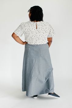 With the look of real denim but the feel of a quality knit, comfort is the key element in our exclusively designed Caroline skirt. The quick, pull-on style makes this skirt an effortless option for wherever your day might take you - running errands, making dinner, playing with the kids, or a quick trip to the coffee shop to grab your favorite latte. Soft, comfortable knit denim fabric Light Khaki 65% Cotton 30% Polyester 5% Spandex All Other Colors 70% Rayon 25% Polyester 5% Spandex Hand Wash Co Casual Denim Blue Skirt For Everyday, Fitted Denim Skirt With Elastic Waistband, Casual Dark Wash Skirt For Everyday, Casual Medium Wash Relaxed Maxi Skirt, Casual Denim Blue Cotton Maxi Skirt, Casual Lined Denim Blue Skirt, Casual Denim Blue Maxi Skirt With Pockets, Relaxed Denim Skirt With Elastic Waistband, Relaxed Fit Denim Skirt With Elastic Waistband