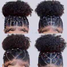 Braided Curly Bun, Rubberband Hairstyles Black Women, Hair Bun Ideas, Curly Hair Bun, Bun Ideas, Curly Hair Beauty, Curly Bun Hairstyles