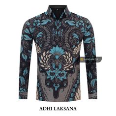 ARKANZA - Batik Shirt Top with ADHI LAKSANA Motif Long Sleeve Slim Fit by 72Batik on Etsy Casual Cotton Shirt With Digital Print, Black Long Sleeve Shirt With Batik Print, Black Long Sleeve Batik Print Shirt, Casual Black Shirt With Batik Print, Cotton Batik Print Long Sleeve Tops, Black Cotton Tops With Motif, Long Sleeve Cotton Tops With Batik Print, Long Sleeve Cotton Top With Batik Print, Traditional Black Printed Shirt