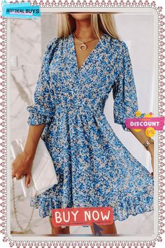 Waist Pullover Bohemian Print Short Sleeve Floral Dress Long Sleeve Printed Boho Dress For Fall, Fall Long Sleeve Printed Boho Dress, Fall Boho Long Sleeve Printed Dress, Patterned Long Sleeve Boho Dress With Floral Print, Long Sleeve Boho Dress With Floral Print For Fall, Casual Boho Dress With Floral Print, Spring Patterned V-neck Boho Dress, Casual Boho Dress With Boho Print For Spring, Long Sleeve Boho Print Dress For Fall