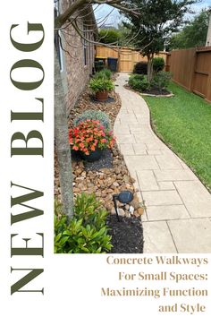 the front cover of a book with landscaping and landscaping tools in it, including a small garden