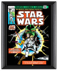 the cover to star wars comic book