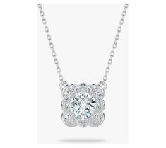 Showcase your romantic side by donning this beautiful necklace adorned with a centerpiece that sparkles with lab-grown diamonds. From Brilliant Rose. Beautiful Necklace, Beautiful Necklaces, Lab Grown, Lab Grown Diamonds, Diamond Necklace, Lab, Jewelry Necklaces, Diamonds, Sparkle