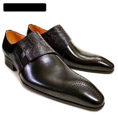 Men's Italian Banquet Loafers – Vanity Glam Slip-on Leather Shoes With Brogue Detailing For Business Casual, Business Leather Slip-on Shoes With Round Toe, Slip-on Leather Shoes For Business With Round Toe, Black Wingtip Slip-ons For Semi-formal Occasions, Oxford Loafers With Rubber Sole Slip-on, Formal Slip-on Oxfords With Perforated Toe Box, Semi-formal Slip-on Oxfords With Textured Sole, Business Slip-on Leather Shoes With Rubber Sole, Business Textured Sole Closed Toe Moccasins