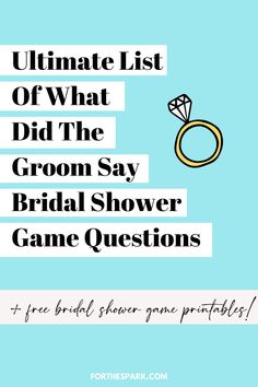 what did the groom say Bridal Shower Games What Did The Groom Say, Bride Or Groom Bridal Shower Game, Bridal Shower Games Questions For Groom, What Did The Groom Say About The Bride, Grooms Shower Games, Get To Know The Groom Game, Bridal Shower Games That Include Groom, Bridal Shower Game Questions For Bride And Groom, Questions For Groom About Bride