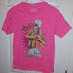 I Bought This Shirt For My Daughter When We Saw Jojo In Concert, Then It Hung In Her Closet And Was Never Worn. Brand New. Small Women's, Which I Think Is About The Same As Kids Xl. Smoke-Free Home. Her Closet, Jojo Siwa, For My Daughter, My Daughter, Kids Shirts, To My Daughter, Shirts Tops, Colorful Shirts, Kids Shop