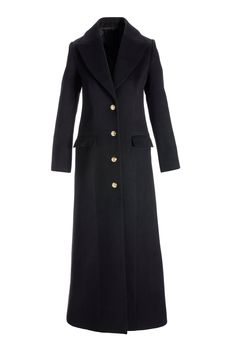 Sure to be the most versatile coat in your closet, this soft and sophisticated design is ideal for layering over everyday outfits and for dressy occasions. Gold crested buttons detail the cuffs and front closure for an elegant touch to all your looks. Tailored Coat, Boston Proper, Black Coat, Everyday Outfits, Coats For Women, Autumn Winter Fashion, Full Length, Winter Fashion, Winter Jackets