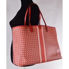 New With Tags $399 Msrp Style: Large T Zag Tote Coated Canvas In Red, Orange And Pink Leather Trim Double Straps With A 9" Drop Magnetic Snap Close Raised Tory Emblem Unlined Measures 15" X 11.5" X 5.75" Condition: New With Tags. No Dust Bag What Is Included: Bag And Tags (No Dust Bag) Color: Multi Designer Red Coated Canvas Bag, Classic Red Coated Canvas Shoulder Bag, Classic Red Coated Canvas Bag, Red Top Handle Shoulder Bag In Coated Canvas, Red Coated Canvas Top Handle Shoulder Bag, Elegant Red Coated Canvas Bag, Red Coated Canvas Bag With Leather Handles, Red Coated Canvas Bags With Leather Handles, Red Luxury Bags With Leather Handles