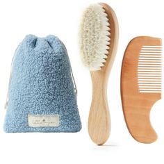 MYZI Baby Hair Brush Set  Soft Baby Brush Set for Newborns, Baby Comb and Brush Set Girl and Boy, Toddler Hair Brush and Toddler Comb - Baby Gift Set Color: Blue. Baby Hair Brush, Hair Brush Set, Boy Toddler, Girl And Boy, Baby Gift Sets, Soft Baby, Toddler Hair, Baby Hair, Toddler Gifts