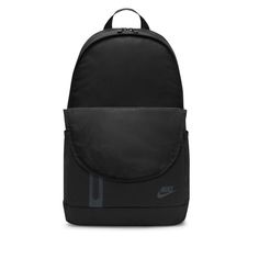 For the ones who need something a little fancier for their looks. The Nike Elemental Backpack is a sleek and modern storage staple crafted from durable polyester. Its ample zippered compartment easily accommodates shoes, gym clothes, and your books and laptop for school. The backpack also includes two exterior pockets to keep your small essentials organized and within reach. Dual-zippered main compartment provide spacious, secure storage. Multiple easy-access pockets, including water bottle slee Sporty Black Backpack For Commuting, Modern Nylon Sports Backpack, Waterproof Black Backpack For Streetwear, Nike Nylon Standard Backpack, Nike Nylon Backpack For Outdoor Activities, Nike Functional Backpack For Outdoor Activities, Black Sporty Bag With Ykk Zipper, Waterproof Sporty Backpack For Commuting, Functional Waterproof Backpack For Streetwear