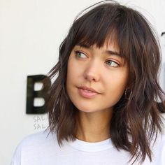 12 Shag Haircuts To Inspire Your ‘70s-Loving Clients - Behindthechair.com Short Wavy Hair, Bob Hair, Shag Haircut, Haircuts For Fine Hair, Haircuts With Bangs, Medium Length Hair Cuts, Thick Hair