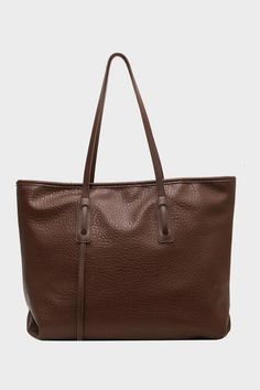 Looking for a stylish and practical bag? Look no further than our PU Leather Tote Bag! Made for women, this bag is perfect for carrying all your essentials with ease. Don't sacrifice fashion for function - our bag has you covered. Upgrade your accessory game today! Bag size: Large Material: PU leather Imported Product measurements:16.5*4.7*12.2 in Camel Shoulder Bag Large Capacity For Travel, Camel Tote Shoulder Bag For Travel, Camel Rectangular Hobo Bag With Large Capacity, Large Capacity Camel Shoulder Bag, Camel Shoulder Bag With Large Capacity And Double Handle, Large Capacity Camel Tote Satchel, Large Capacity Rectangular Camel Satchel, Chic Brown Bag For Everyday Use, Trendy Camel Bags With Large Capacity