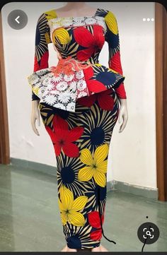 Introducing this classy African print dress,made exceptionally for you. This dress is made 100% African wax cotton. This dress is made to order,so customisations are welcome.We can add or remove anything you wish.You are welcome to request a fabric change as well.We have alot of fabric options available.Please feel free to start a chat If you have a question.. Thanks you for visiting.... Ankara Up And Down For Ladies, Red Fitted Dress With Batik Print, Fitted Red Dress With Batik Print, Multicolor Peplum Dress For Party, 2023 Ankara Styles For Ladies, Elegant Red Ankara Fabric Dress, Multicolor Fitted Peplum Dress, Elegant Multicolor Ankara Fabric Maxi Dress, Fitted Yellow Dress With Traditional Patterns