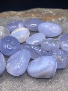 Blue Chalcedony Ring, Chalcedony Ring, Big Rings, Blue Violet, Blue Gems, Blue Chalcedony