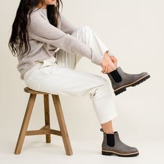 Where comfort and function meet style, this all-weather, all-day, anywhere Chelsea is ready to be your go-to travel and chore boot. Now upgraded with an improved fit and added comfort features. | Women's Go-To Lug Chelsea Boots 2.0 Black Size 9 Chelsea Boots Jeans Outfit, Chelsea Boots Jeans, Boots Jeans Outfit, Lug Chelsea Boots, Mule Sneakers, Chelsea Boots Women, Old Shoes, Black Chelsea Boots, Round Toe Heels