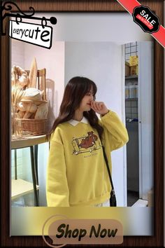 Cute Bear Oversized Kawaii Women Sweatshirt Fashion Pullovers Ladies Plus Size Tops Hoodie Casual Ladies Korean Style Streetwear Women Sweatshirt, Cute Bear, Style Streetwear, Cute Bears, Casual Hoodie, Plus Size Tops, Women's Style, Sweatshirt Fashion, Plus Size Fashion