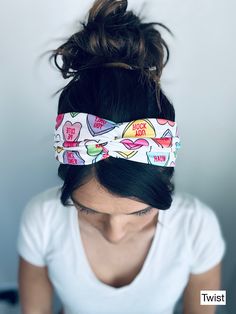 "Welcome to MiaMaries! Thanks for stopping by! These chunky headbands are much thicker than the smaller headbands in my shop! 🤗 Adult size is a 21\" circumference!  When ordering a set - Please specify in the \"Notes\" when purchasing, which combination you would like.  If you choose CUSTOM SIZE please measure your head circumference to the nearest half inch then write that in  the \"Note to Seller\" section when ordering.  CUSTOM ORDERS ARE AVAILABLE if you would like to combine styles or different patterns. Please contact me!" Casual Elastic Headband One Size, Casual Pink Headband, Adjustable Headwrap Headband As Gift, White Headband Hair Accessory, Cute Adjustable Headband Headwrap, Cute Adjustable Headband Style Headwrap, Adjustable Cute Headband, Trendy Bandeau Headwrap One Size Fits Most, Cute Adjustable Headwrap Styled As A Headband