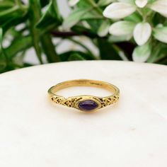 Amethyst Ring, Marquise Ring, Minimalist Ring, Vintage Ring, Women Ring, Unique Ring, Boho Ring, Anniversary Ring, Promise Ring, Dainty Ring,   Wedding Ring, Gift Ring, Deco Ring, Gift For Her SIZE :- All Size Are Available. US1 TO US16, If Your Size Not  Listed Feel Free to Contact us METAL :- Brass, gold plated  STONE ;- Amethyst Ring can be customized on request and gemstone can be made to any gemstone you want. Same Design Ring Are Upload With Any Gemstone. Please Visit Our Shop to View Comp Amethyst Wedding Rings, Ring Marquise, Marquise Ring, Zierlicher Ring, Deco Ring, Ring Minimalist, Minimalist Ring, Ring Boho, Unique Ring