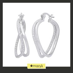 in stock Elegant Spiral Hoop Earrings For Party, Elegant Spiral Hypoallergenic Hoop Earrings, Elegant Hypoallergenic Spiral Hoop Earrings, Ring Guide, Online Earrings, Mens Big And Tall, Jewelry Rings Engagement, Beauty Gift, Silver Hoop Earrings