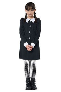 Dress; Pants. Wednesday Addams Inspired, Wednesday Addams Costume, California Costumes, Theatre Costumes, Wednesday Addams, Girl Costumes, Brands Outlet, Kids Costumes, Dress Pants