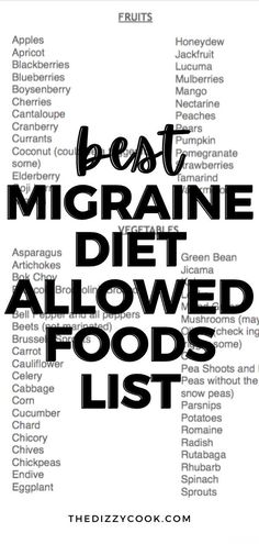 Best Food For Migraines, Hyh Migraine Diet, Migraine Relief Diet, Migraine Diet Lunch, Homemade Migraine Remedies, Food To Help With Migraines, Foods That Help With Migraines, Hyh Migraine Diet Recipes