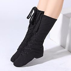 Black Ballet Shoes, Dance Shoes Jazz, Punk Style Outfits, Dance Competition Dress, Ballet Boots, Lace Up Ballet Flats, Funky Hats, Fairy Shoes, Dance Boots