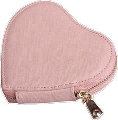 Pink Heart-shaped Wallet For Gift, Heart-shaped Pink Wallet As Gift, Pink Heart-shaped Wallets For Gifts, Pink Heart-shaped Wallets For Valentine's Day, Compact Pink Coin Purse With Zipper, Compact Pink Coin Purse With Zipper Closure, Heart Coin Purse, Heart Wallet, Heart Coin