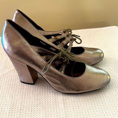 I Purchased The Shoes At Anthropologie Or Free People. I Was Surprised To See How Perfect Condition They Are Considering I Got Them A Long Time Ago. Vintage Art Deco Dream! Gold Mary Janes, Seychelles Shoes, Long Time Ago, Seychelles, Vintage Art Deco, Mary Janes, Shoes Women Heels, Vintage Art, Anthropologie