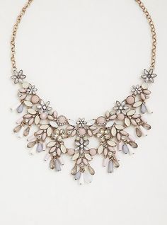 Ultra elegant pastel stones create a flattering bib necklace that has versatile appeal. Lobster clasp. 3” extender. Base metal. Imported. The best plus size women's multi stone statement necklace necklaces in multi. Torrid is your destination for the freshest spring and summer styles. Feminine Multicolor Spring Jewelry, Stone Statement Necklace, Bib Necklaces, Summer Styles, Bib Necklace, Multi Stone, First Lady, Base Metal, Lobster Clasp