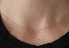 Flirty necklace-black diamond | Hortense Jewelry - handmade women's jewelry, ethical women's jewelry, handmade gold jewelry Gold Mangalsutra Designs, Fancy Jewellery Designs, Solitaire Necklace, Gold Rings Jewelry, Magical Jewelry, Gold Jewelry Necklace, Fancy Jewellery