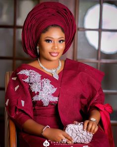 Nigerian Wedding Makeup, Nigerian Bridesmaid Dresses, Nigerian Gele, Gele Styles, Hausa Wedding, Aso Ebi Lace, Aso Ebi Lace Styles, Igbo Wedding