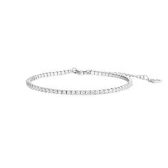 PRICES MAY VARY. Classic Tennis Bracelet ✧ We’ve brought a classic, trendy, elegant, timeless staple back with our women’s classic CZ diamond tennis bracelet. This timeless staple is available in 18K Gold or Sterling Silver and features an adjustable 6-to-8-inch design. This elegant, classic tennis bracelet style is perfect for Valentine’s Day, graduation, or weddings. MATERIALS ✧ Crafted with hypoallergenic High-Quality Solid 925 Sterling Silver and an a 18k Gold Finish. These 18k gold plated a Bracelet Ideas Silver, Cute Silver Jewelry, Silver Jewelry Bracelets, Gold And Silver Bracelets, Jewelry Bracelets Silver, Diamond Tennis Bracelet, Bracelet Style, Presents For Mom, Tennis Bracelet Diamond