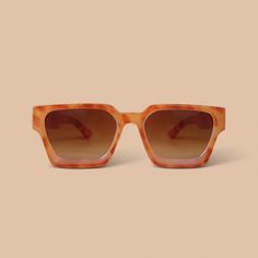 Unleash your inner diva with Elan's classic square frame in orange tortoise print. The warm brown gradient tinted lens not only adds a touch of sophistication, but also provides UV400 protection. Make a statement and protect your eyes with Elan! Brown Square Sunglasses For The Beach, Trendy Brown Square Face Sunglasses, Trendy Brown Square-faced Sunglasses, Square Tortoiseshell Sunglasses For Summer, Tortoiseshell Square Sunglasses For Summer, Casual Brown Square Sunglasses, Brown Square Frame Sunglasses For Beach, Summer Tortoiseshell Square Sunglasses, Brown Sunglasses With Uv Protection For Square Face