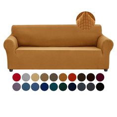 an image of a couch with different colors